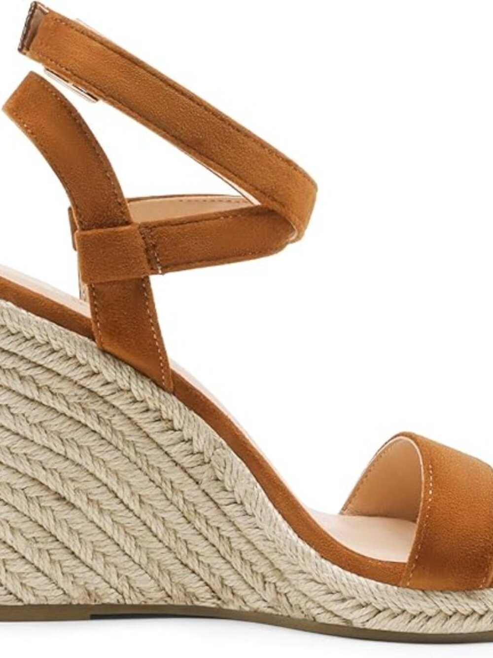 Womens Open Toe Espadrilles Dressy Platform Sandals Buckle Ankle Strap Stylish W - Picture 3 of 5